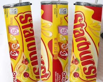 Vaso Starburst, taza para dulces, vaso para dulces, vaso de 20 oz