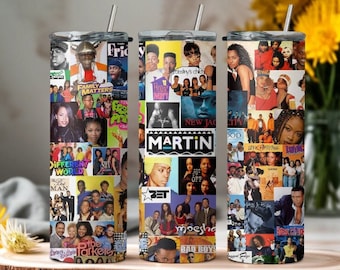 Vaso Martin de los 90, Vaso de programas de los 90, Vaso Martin, Programas de televisión afroamericanos, Vaso de programas afroamericanos, Vaso de 20 oz