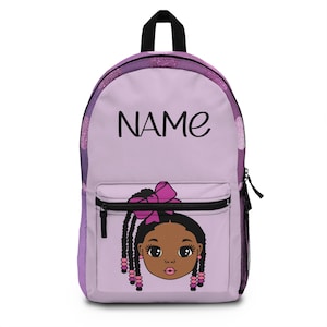 Sac à dos afro-américain personnalisé, cartable pour enfant afro-américain, cartable personnalisé, cadeau de rentrée unique, cadeaux ethniques pour enfants