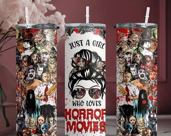 Vaso de Halloween, Vaso espeluznante, Vaso de terror, Vaso de 20 oz