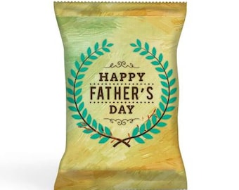 Etiquetas de fiesta del Día del Padre, Bolsa de Chips del Día del Padre, Descarga Instantánea