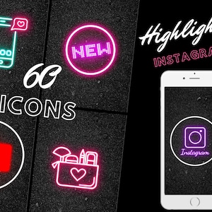 Neon Part 1 Instagram Story Highlight Covers - Etsy
