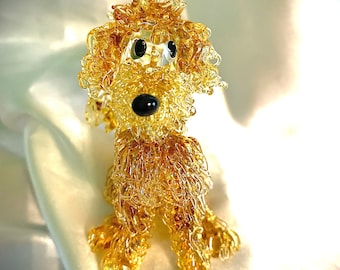Glass goldendoodle