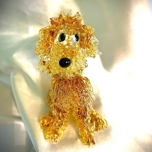 Glass goldendoodle