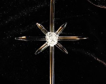 Mid century modern starburst ornament sun catcher