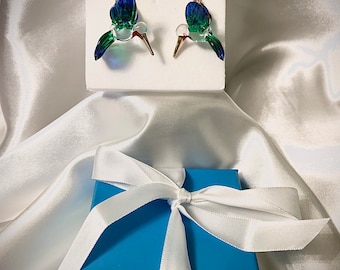 Hummingbird earrings