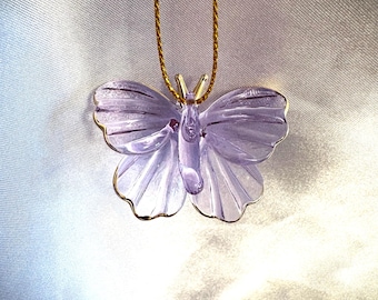 Tiny hanging butterfly