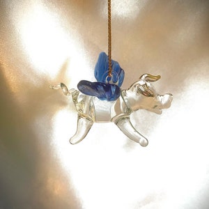 Flying pig ornament
