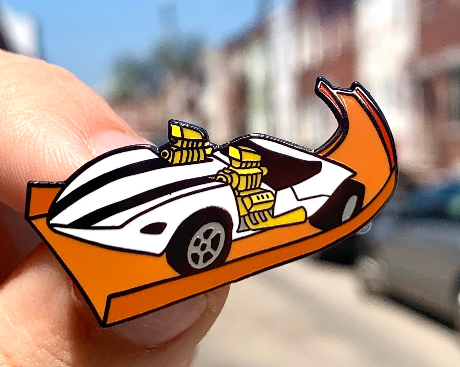 Twin Mill Car Enamel Pin | Etsy