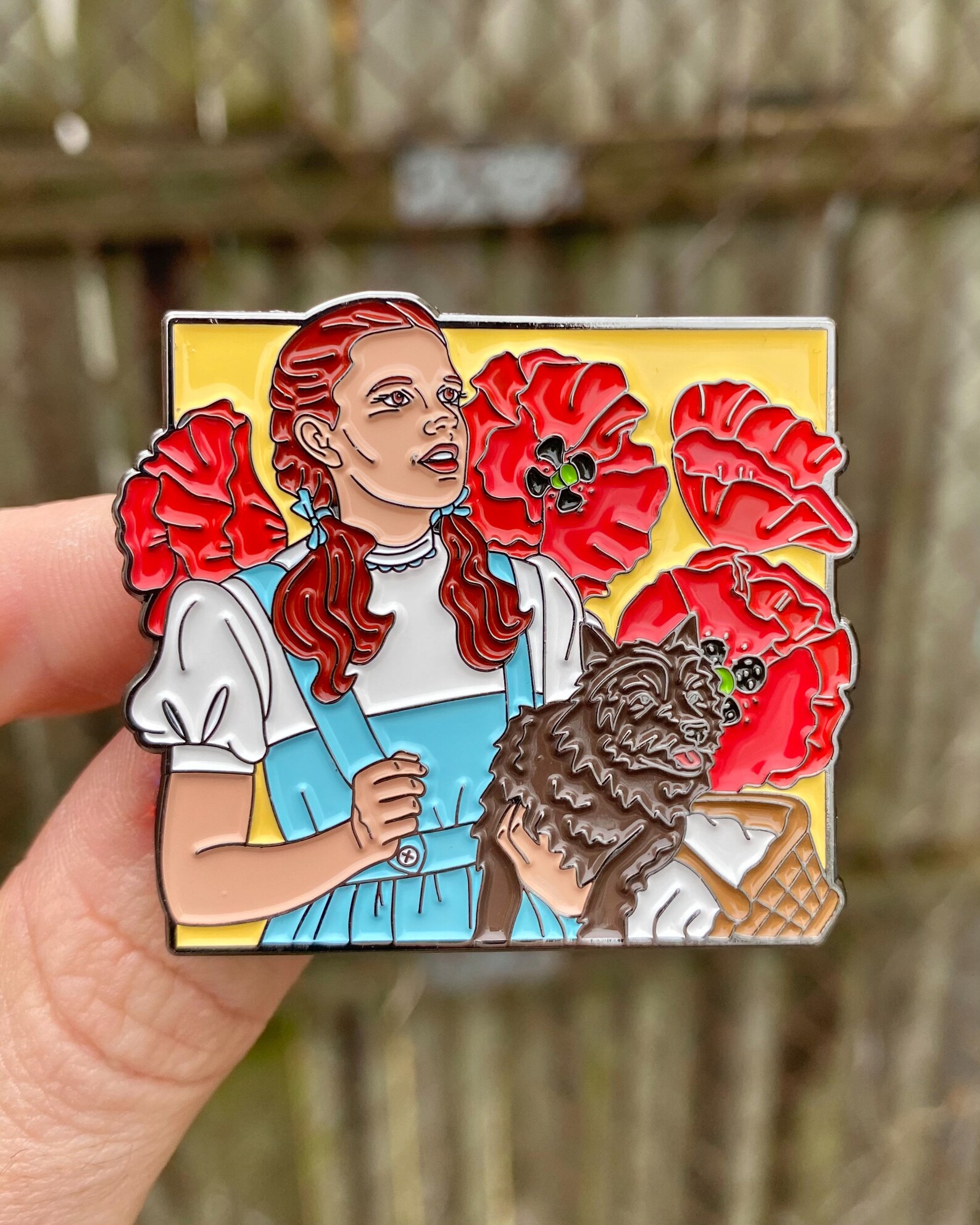 Wizard of Oz Dorothy Enamel Pin 2ndStreetPins Etsy