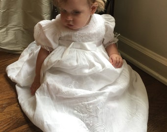 Eva - Long Christening Gown