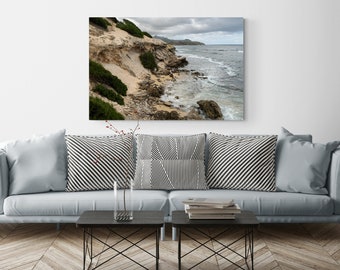 Kauai Coastline Picture, Photography Print, Ocean Beach, Coastal Landscape Image, Hawaii; Canvas Print, Ocean Print, Ocean Poster, Wall Art