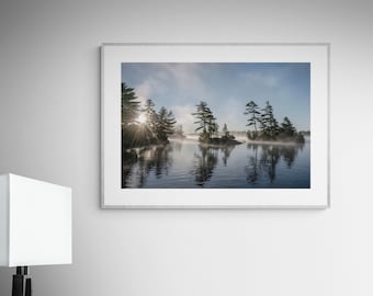 Ontario Lake Sunrise Print: Cottage Country Fine Art, Canvas or Photo