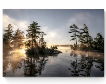 Ontario Lake Sunrise Print: Cottage Country Landscape, Fine Art Photo