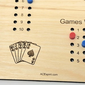 Euchre Score Board for Tracking image 3