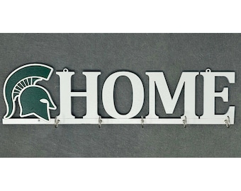 Michigan State University Spartan Wall Key Ring Holder.