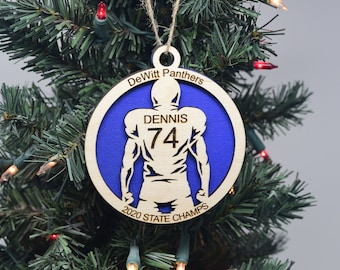 Football Personalized Ornament