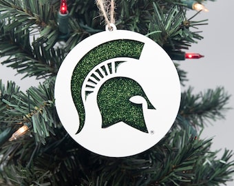 Michigan State University Christmas Ornaments Graduation 2022 Msu Ornament | Etsy