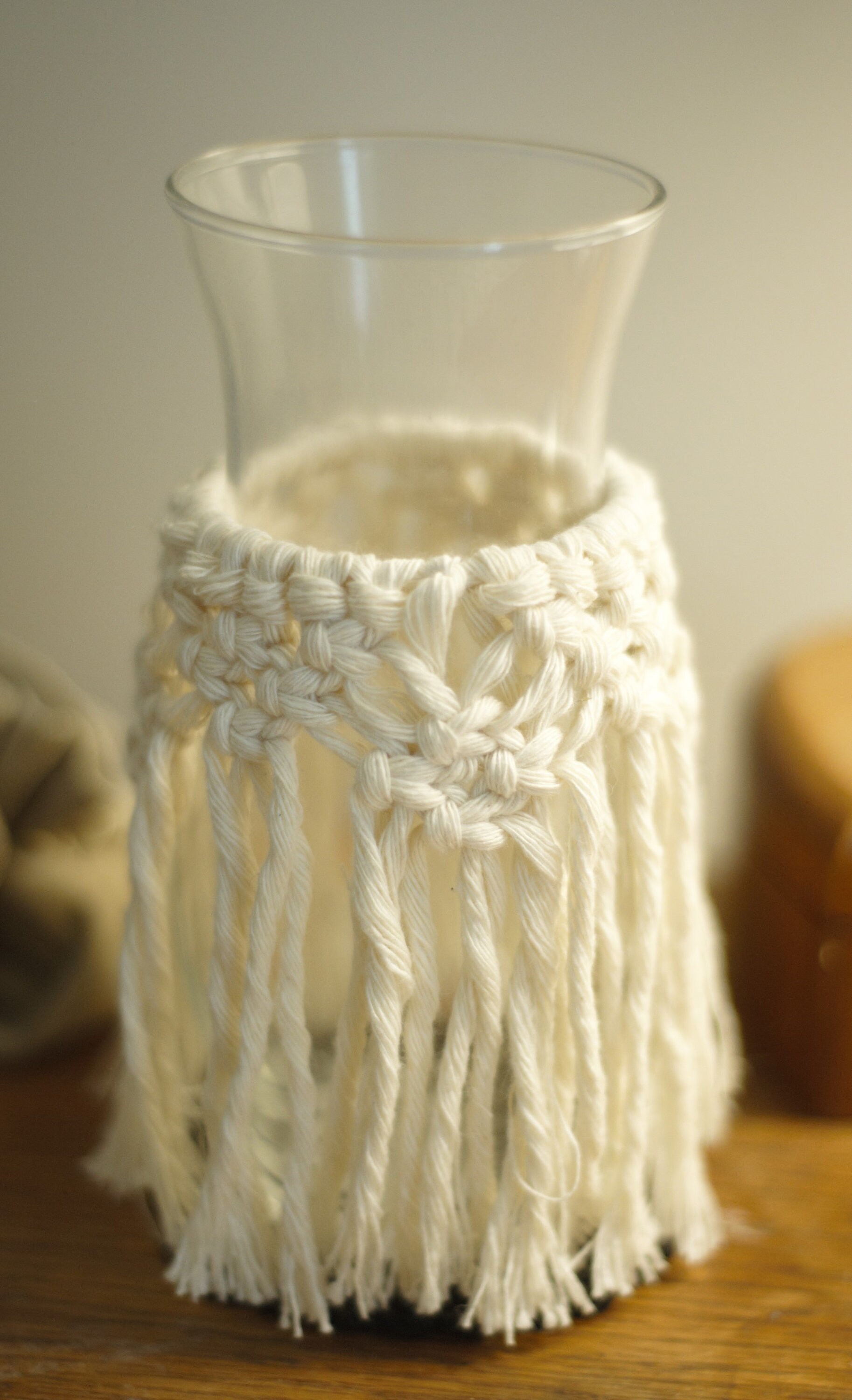 Macrame Vase Cover Vase Included Etsy