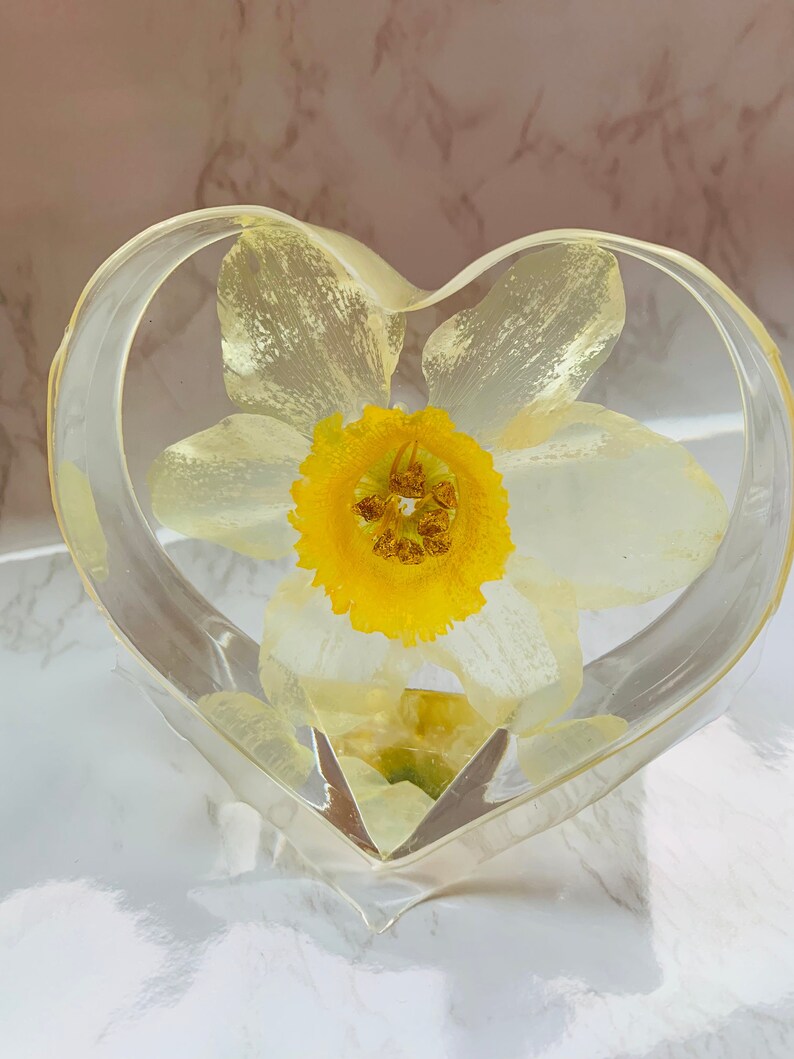 Standing Heart Block Wedding Bouquet Preservation Preserved Etsy