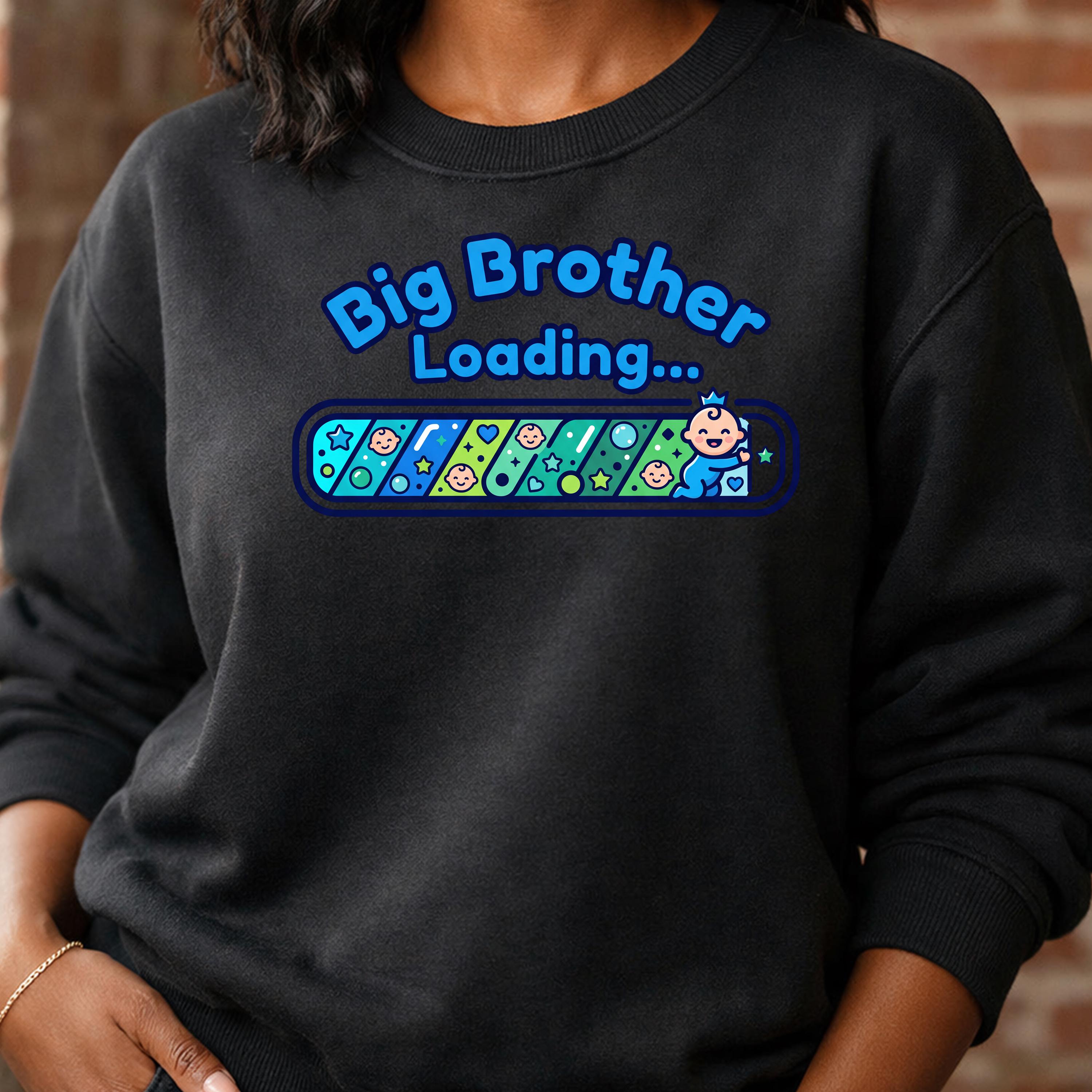 Big Brother Loading PNG | Cute Pregnancy Announcement Sublimation ...
