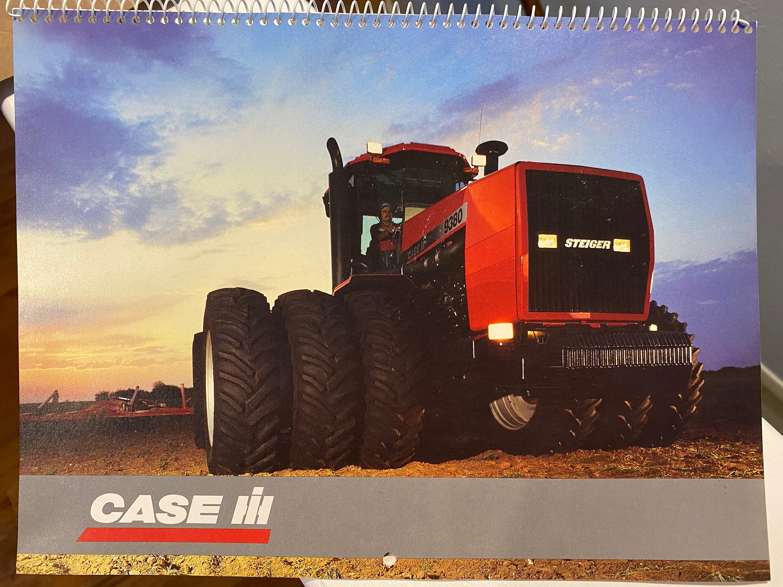 Vintage 1996 Case Tractor Calendar Etsy