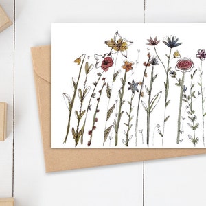 El paquete de 10 cartas 'Jardín de flores'