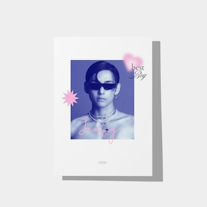 BTS V Taehyung Minmal Digital Poster