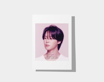BTS Jimin Gesicht Album Print Digital Print