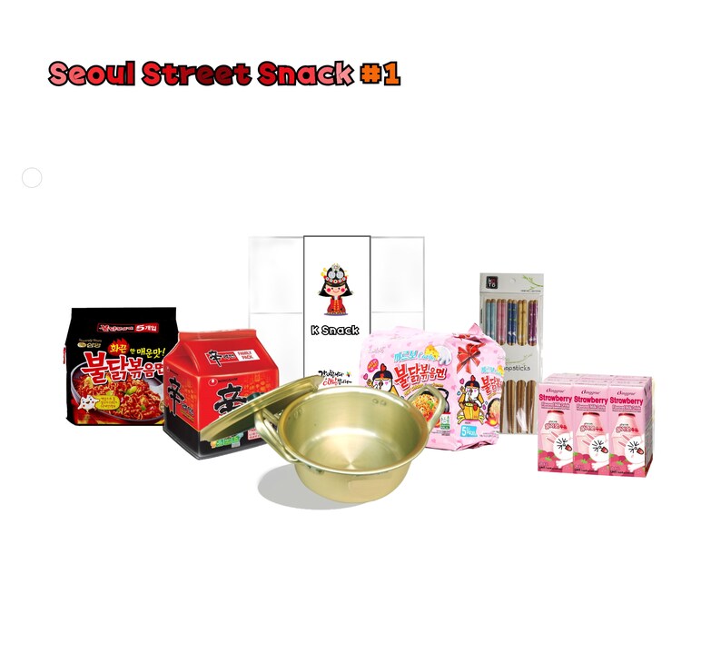 Free Shipping Korean Street Snack Ramen Combo Gift Box ...