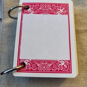 Personalized &#39;52 Things I Love About You&#39; Playing Card Book - DIY Gift