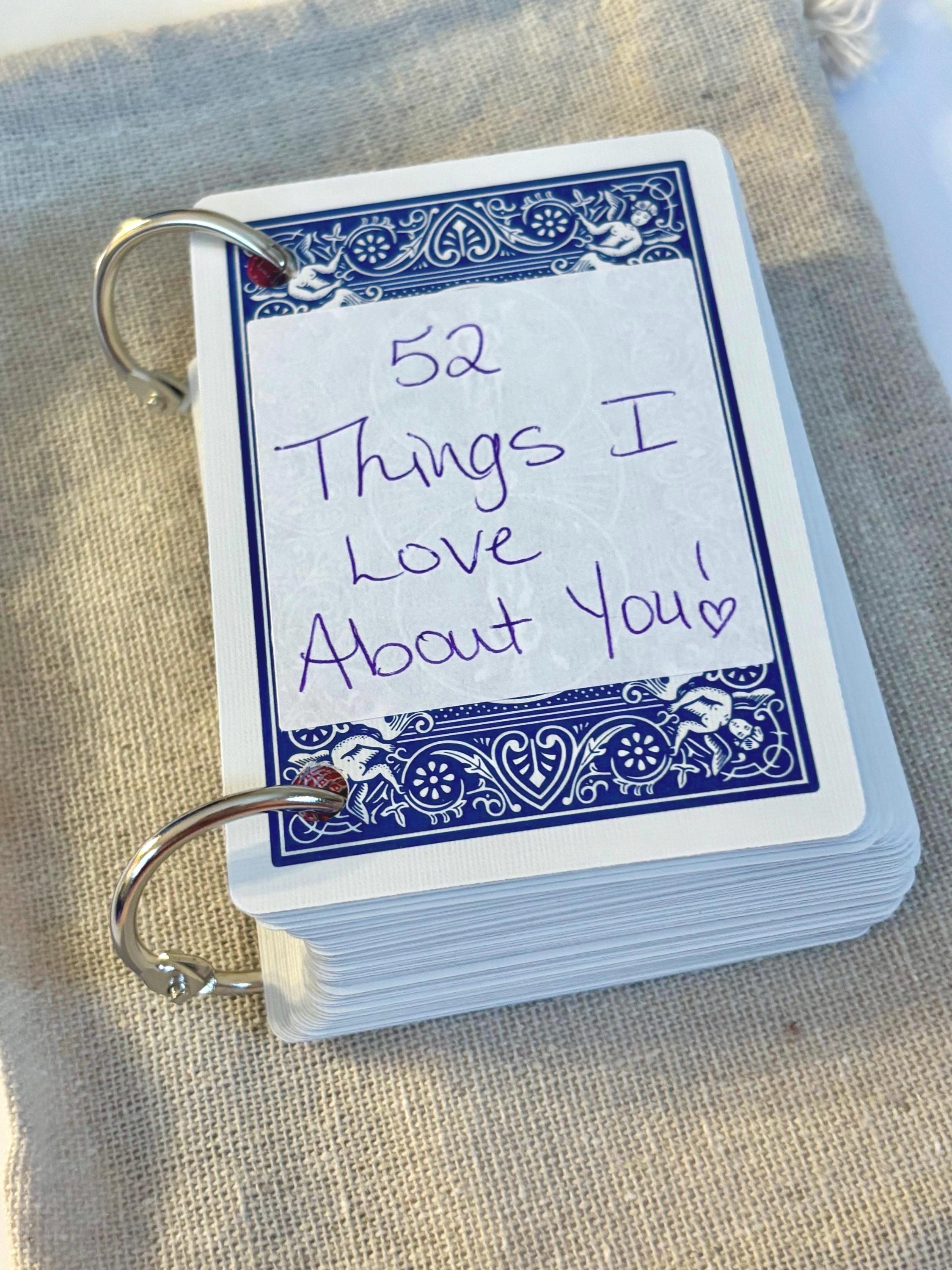 Blank 52 Things I Love Book