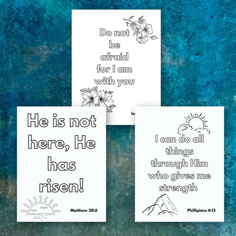 Kids Printable Bible Verses Coloring Pages, Biblical Coloring Pages for ...