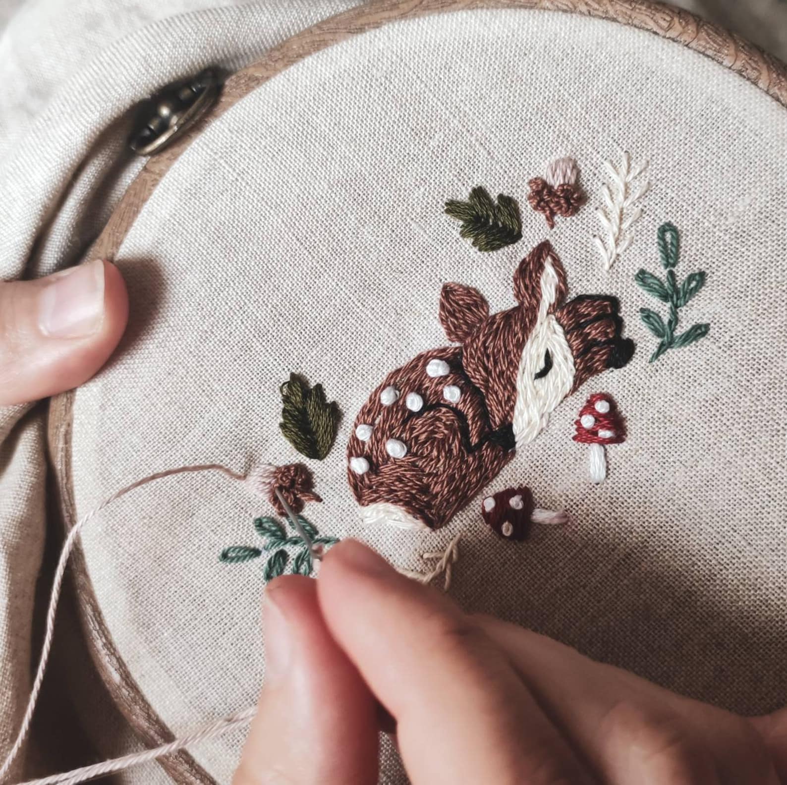 Sleeping Fawn PDF Embroidery Pattern/ Instant Download - Etsy