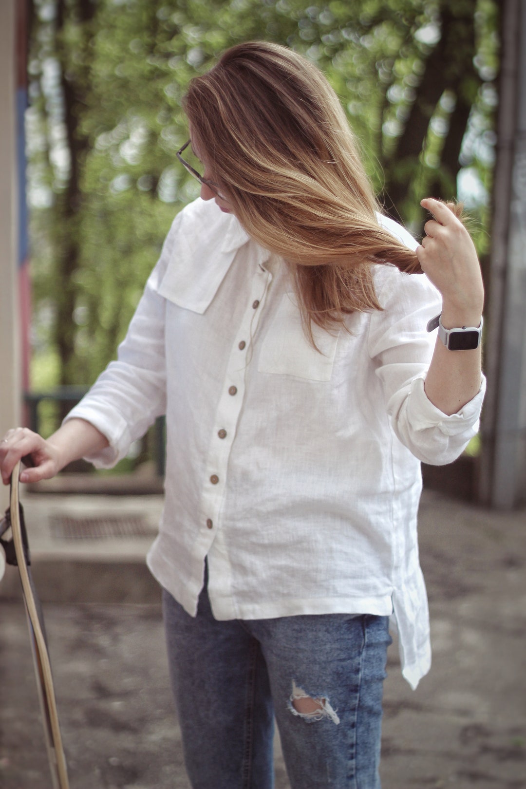 Natural Linen Shirt main image 1
