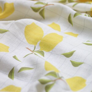 Modern Linen Fabric with Unique Print by the Yard, Vintage Linen By The Meter, Organic linen, summer linen, printed linen fabric