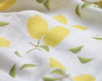 Modern Linen Fabric with Unique Print by the Yard, Vintage Linen By The Meter, Organic linen, summer linen, printed linen fabric