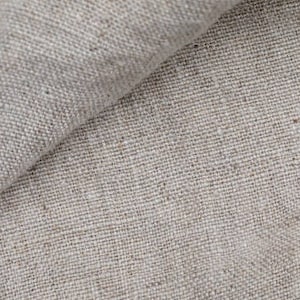 Raw 100% Linen Fabric, Natural Undyed heavy weight linen, farmhouse linen, burlap fabric for crafts, Organic flax fabric by the yard