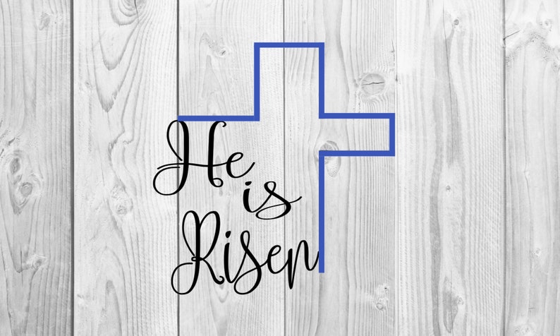 Download He Is Risen SVG Files for Cricut Easter Religious SVG Files | Etsy