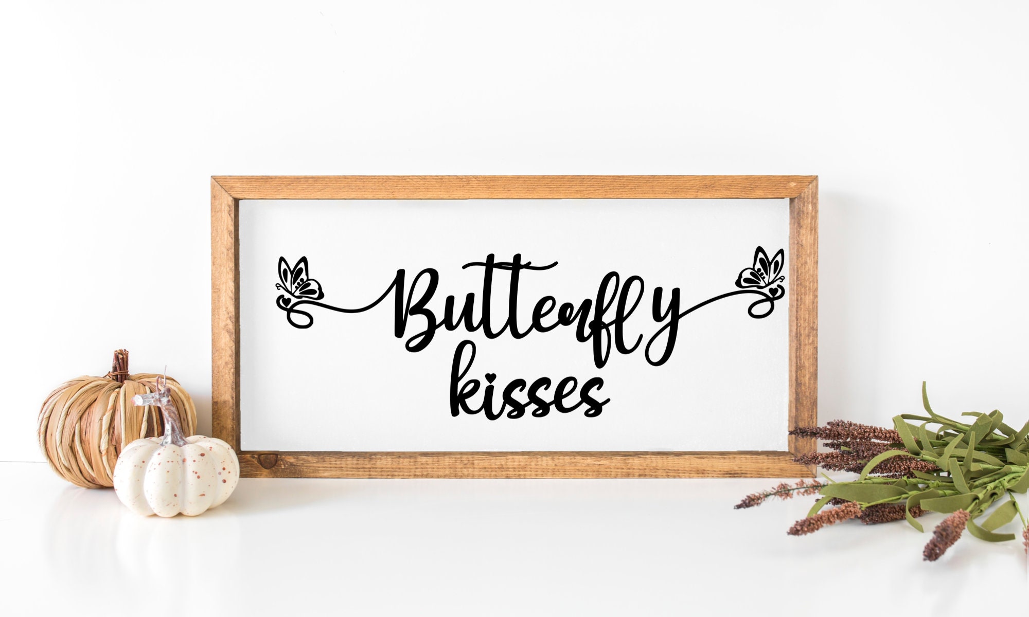 Butterfly Kisses Svg Little Girl Baby Shower Girls Bedroom Etsy Ireland