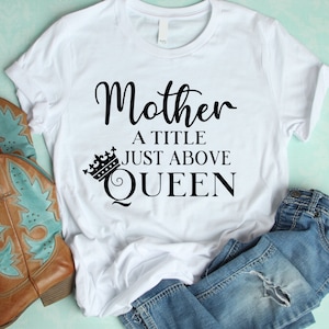 Mother Above Queen SVG: Boss Mom Cut File (Digital Download)