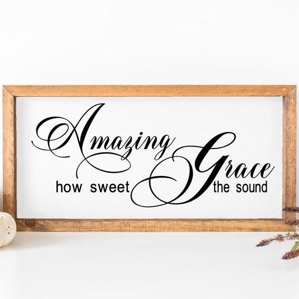 Amazing Grace Stencil - Etsy