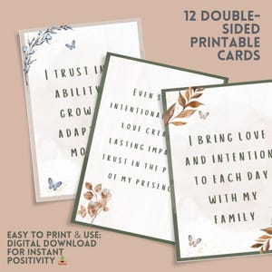 Affirmations for Moms – Printable Affirmation Cards for Mindfulness and Empowerment