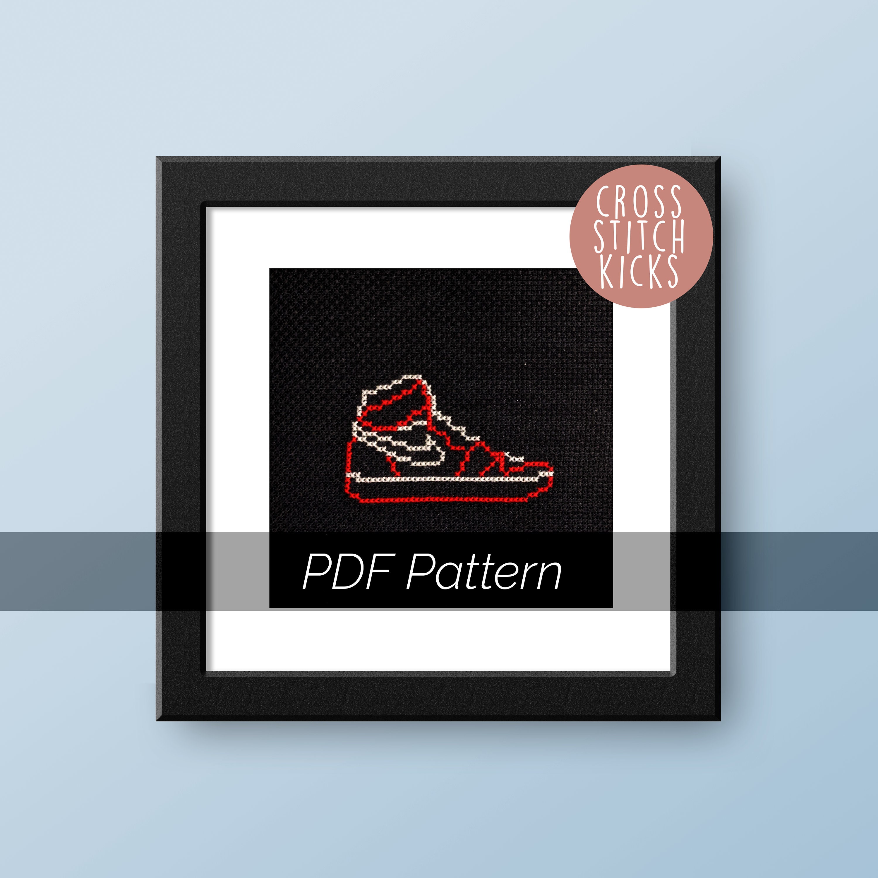 jordan 1 acrylic pattern