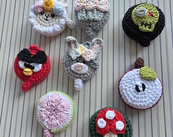 Crocheted Tape Measure: Handmade Retractable 60"/150cm