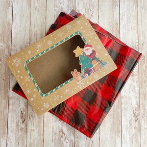 Hair Bow Gift Box, Gift Wrap, Christmas Gift Wrap, Christmas Gift for Girls, Holiday Gift for Girls, Girls Advent Gift, Gift Packaging