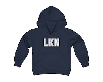 Sudadera LKN juvenil, sudadera Lake Norman para niños, sudadera con capucha LKN, lago Norman Carolina del Norte, ropa de navegación, regalo para amantes del lago