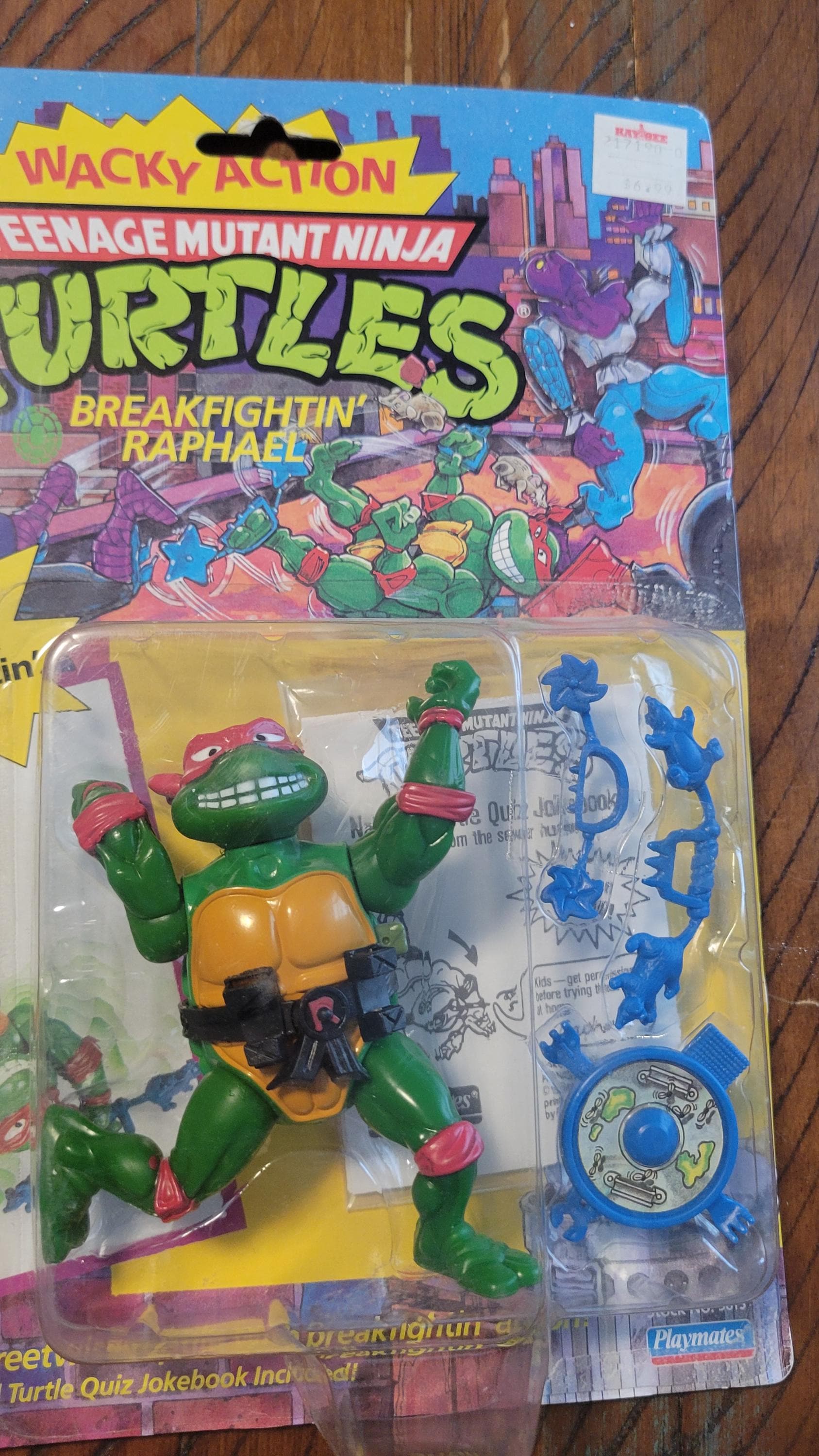 1989年 TMNT ブレイクファイティング ラファエル ワッキーアクション 