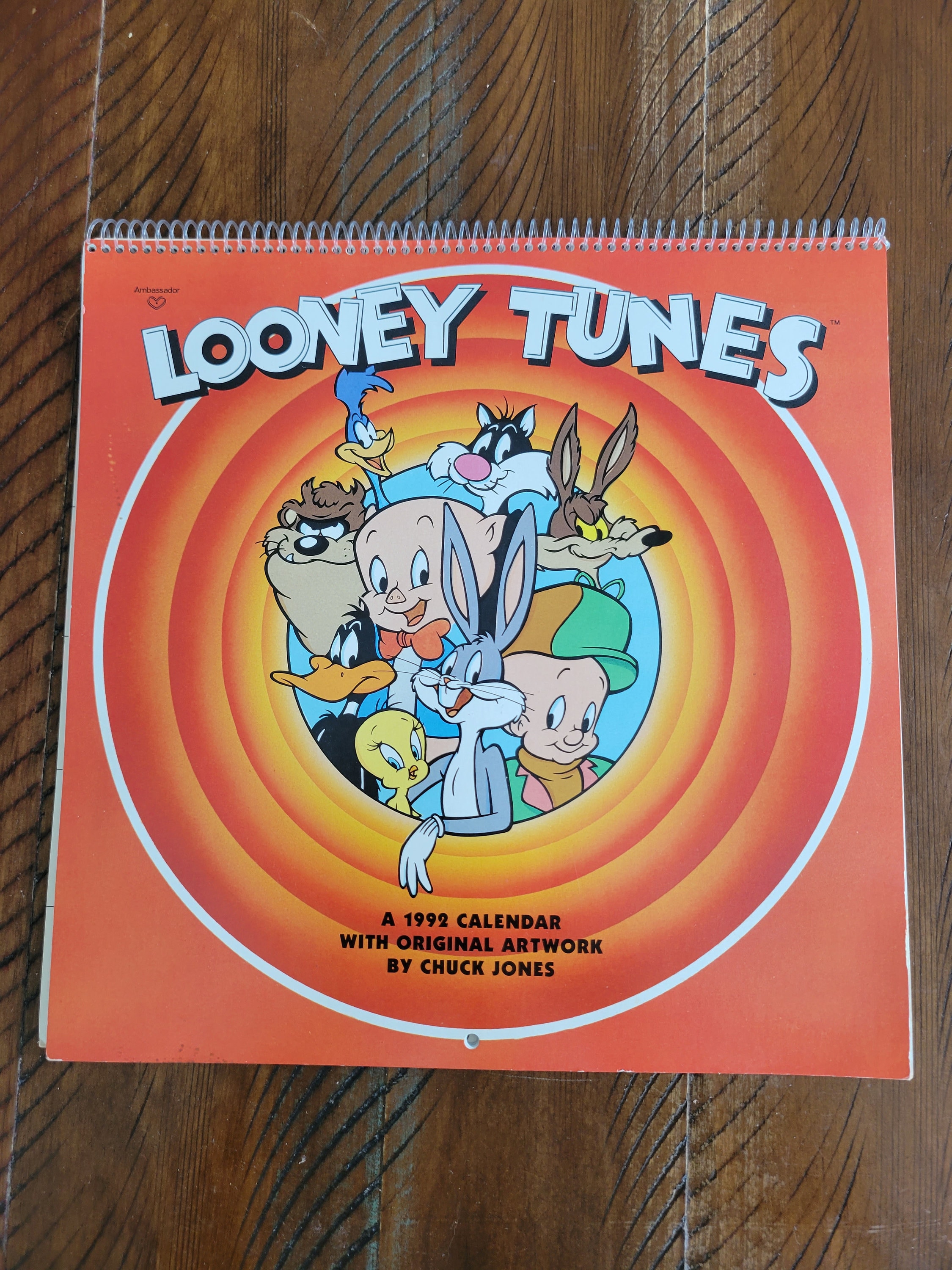 1992 Looney Tunes Calendar Great Shape Etsy