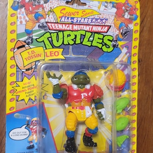 1991 TMNT TD Tossing Leo Vintage Teenage Mutant Ninja Turtles